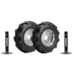 Çapa Makinesi Tekerlek ve Aks Seti (22 mm)